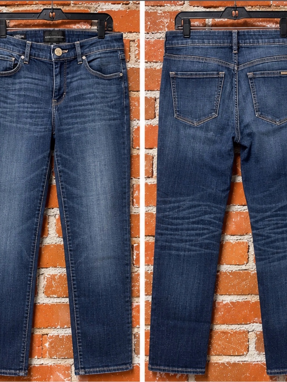 WHBM WHITE HOUSE BLACK MARKET Women’s Mid-Rise Blue Jeans